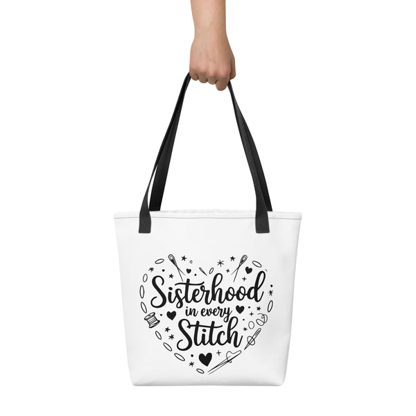 Tree of Strength Tote - A Heartfelt Gift for Your Sister - - Tote Bags