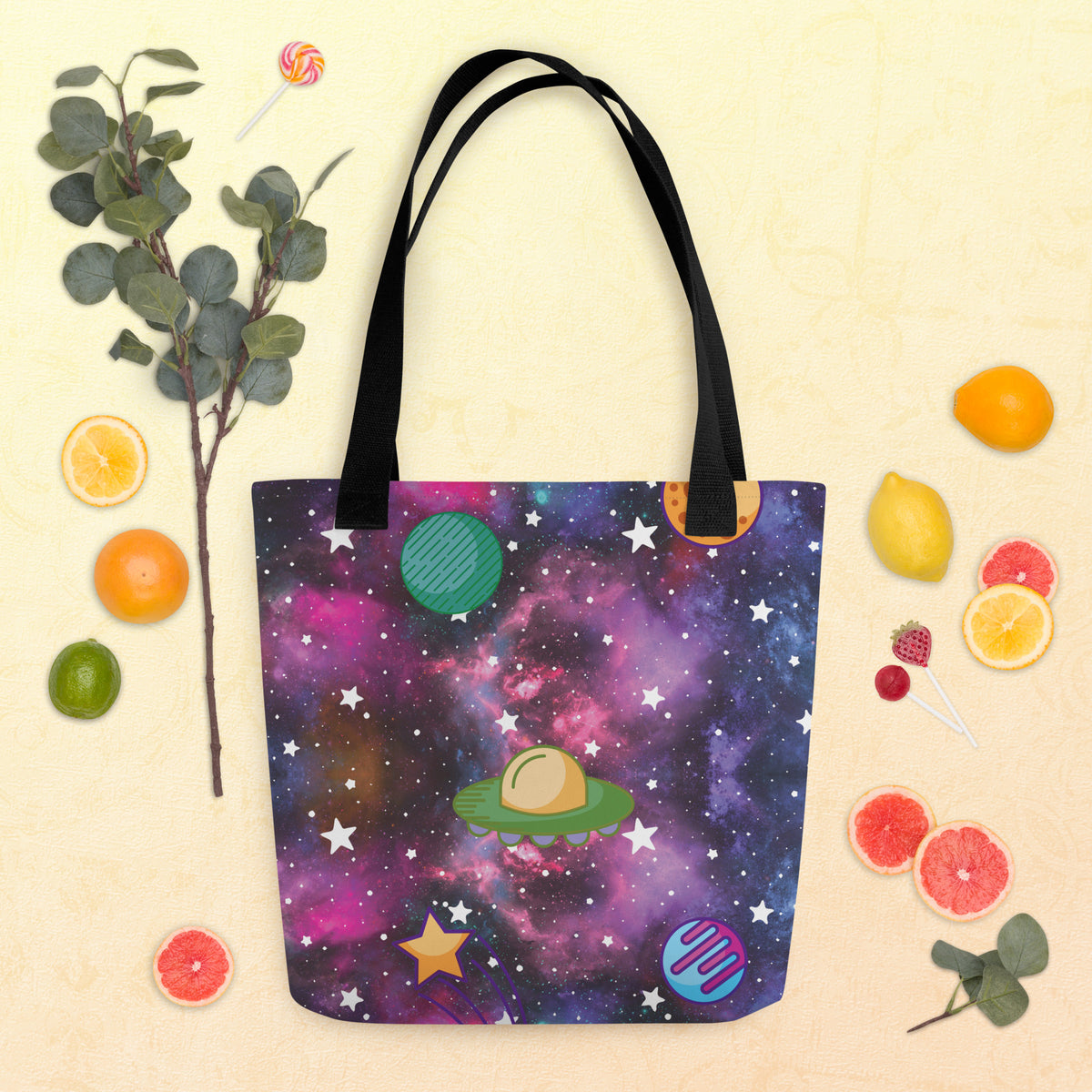 Starry Adventures - Space Themed Tote - Default Title - Tote Bags