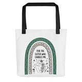 For the Sister Who Carries Me - Elegant Tote Bag Gift - - Tote Bags