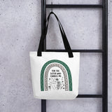 For the Sister Who Carries Me - Elegant Tote Bag Gift - - Tote Bags