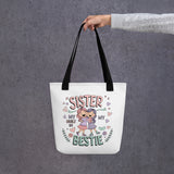 My Built-in Bestie - Tote Bag for Sisters - - Tote Bags