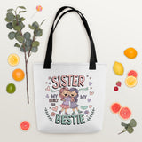 My Built-in Bestie - Tote Bag for Sisters - - Tote Bags