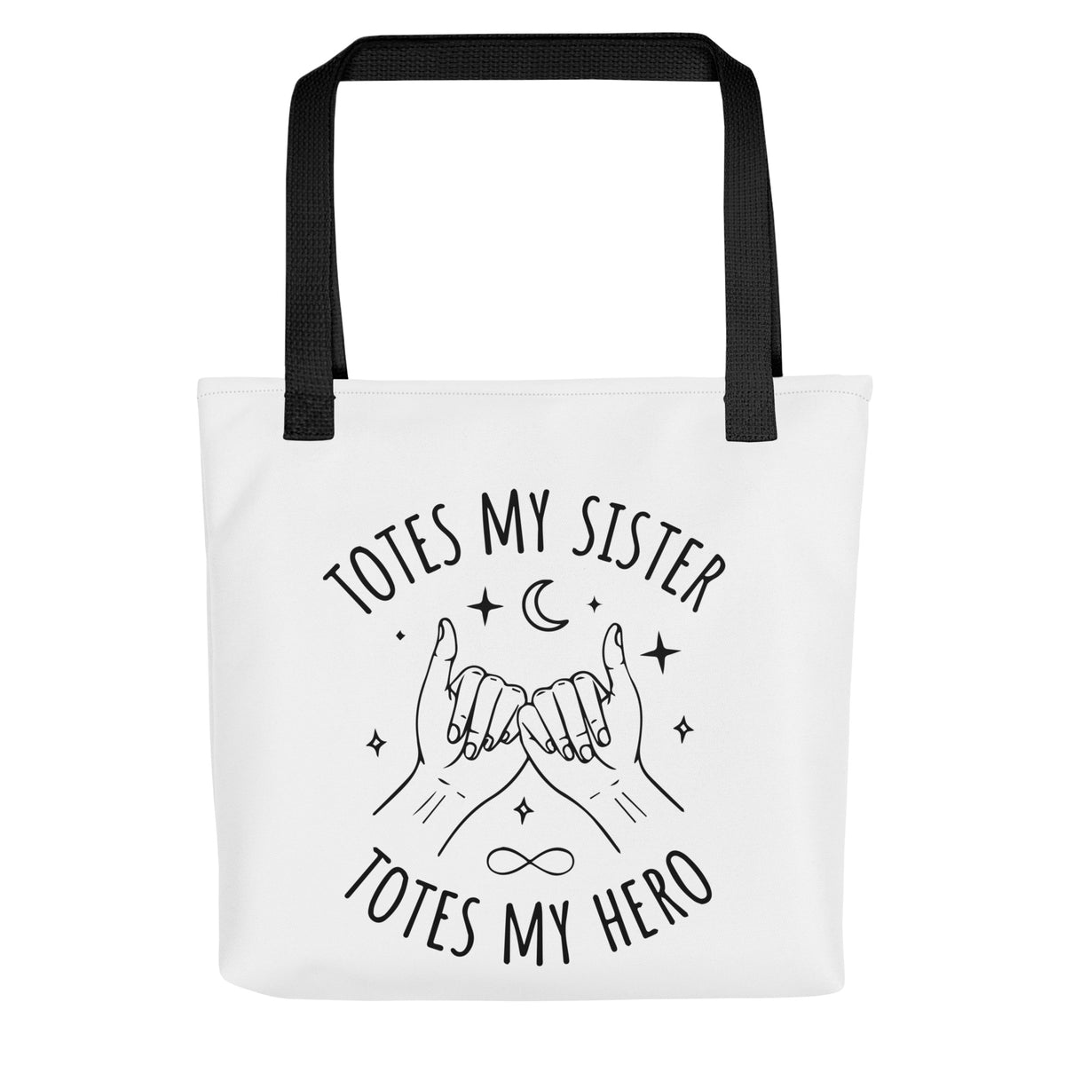 Playful Vibes - Tote Bag Designed for Sisters - - Tote Bags