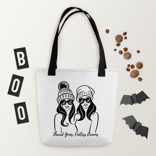 Sisters Forever - A Chic Tote Bag for Everyday Use - - Tote Bags