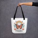 Magical Butterfly Tote – A Perfect Gift for Sisters - - Tote Bags