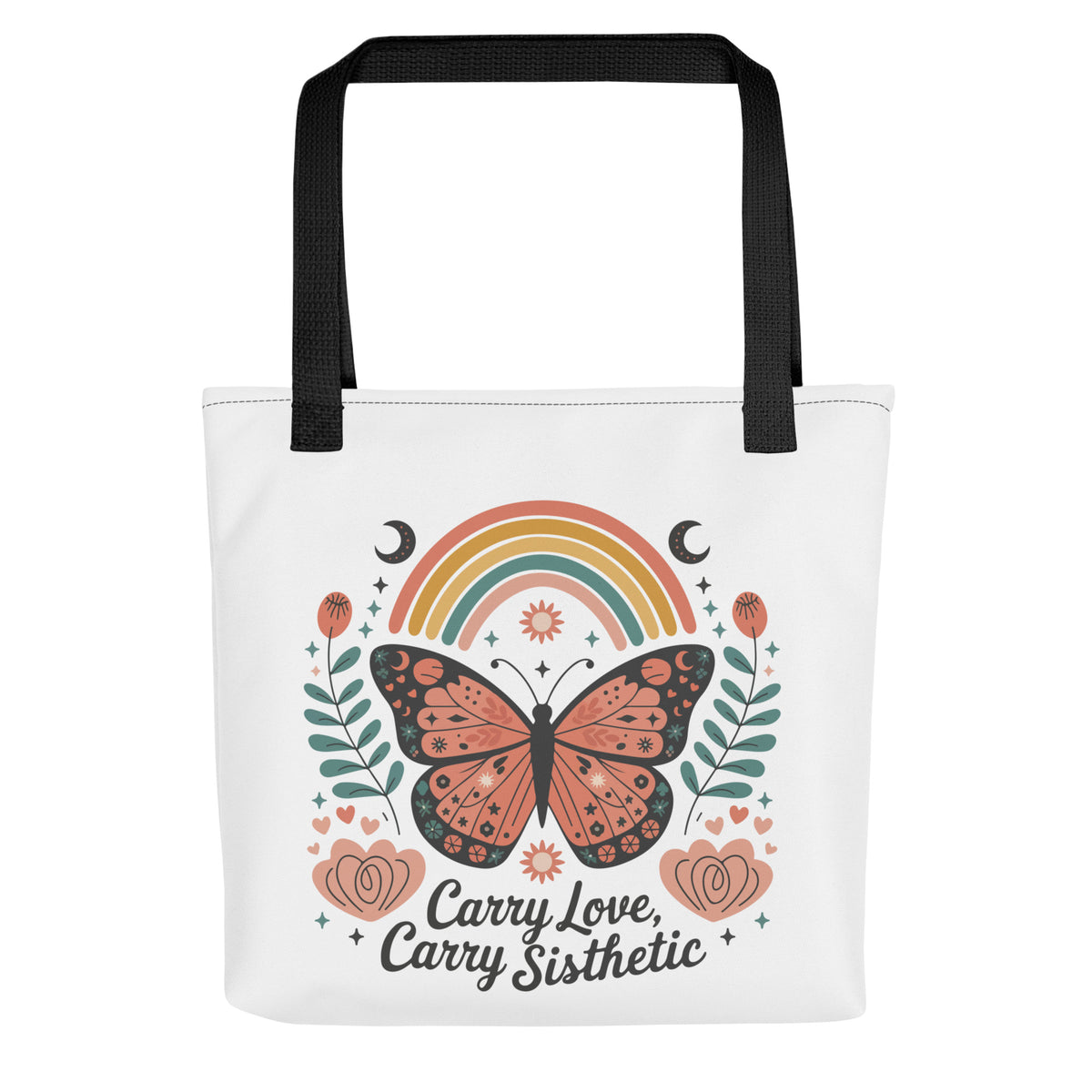 Magical Butterfly Tote – A Perfect Gift for Sisters - - Tote Bags