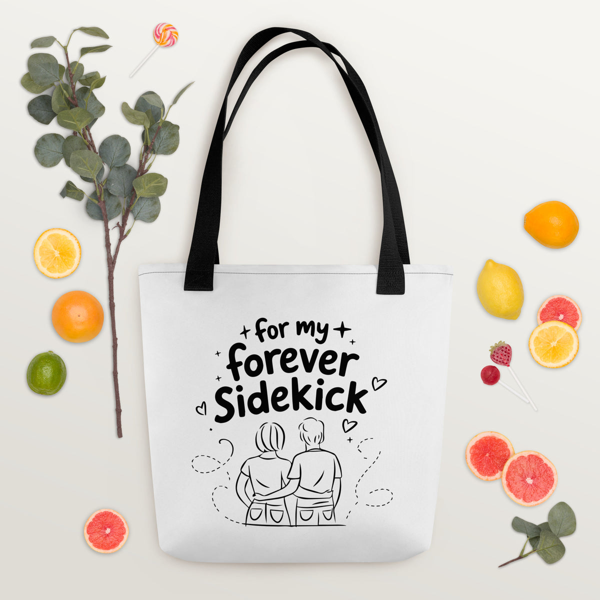 A Timeless Gift for Your Sister - Family-Inspired Tote Bag - - Tote Bags