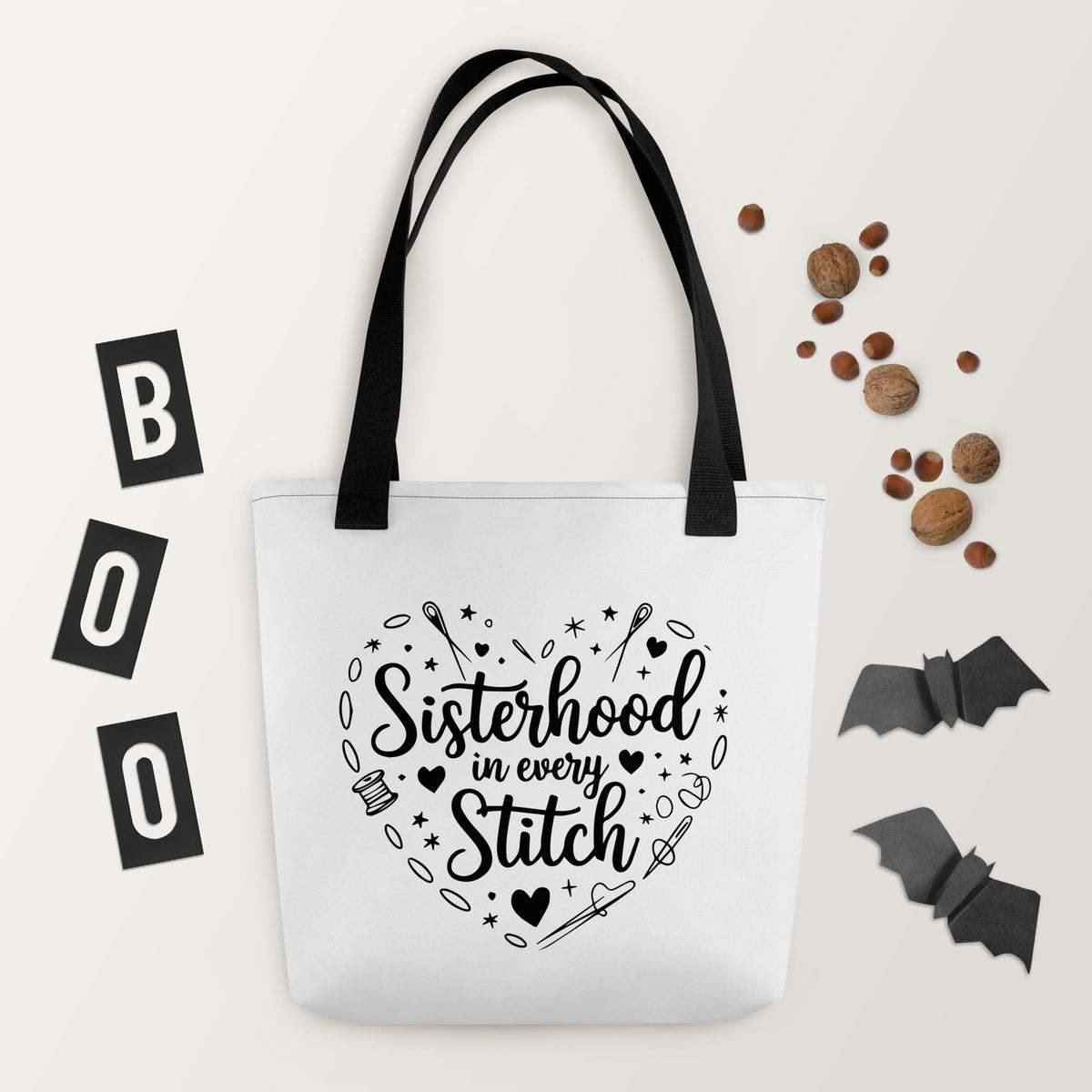 Tree of Strength Tote - A Heartfelt Gift for Your Sister - - Tote Bags