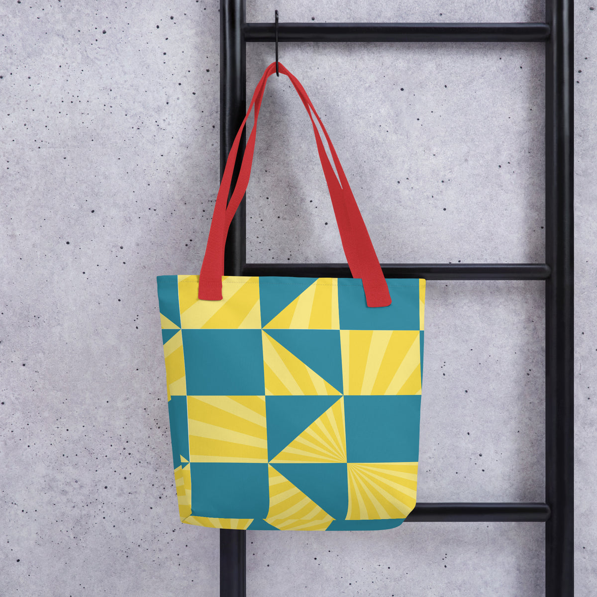 Geometric Memories Tote Bag - - Tote Bags