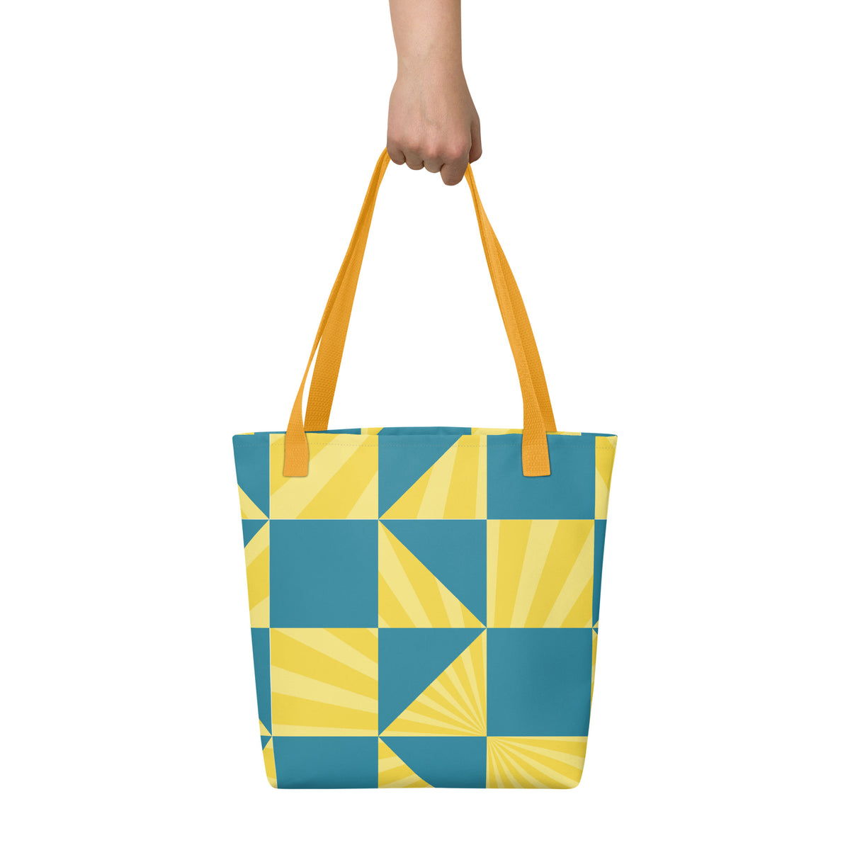 Geometric Memories Tote Bag - - Tote Bags