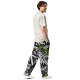 Tag Your Style - Hip Hop-Inspired Wide-Leg Joggers - - Joggers