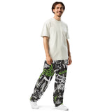 Tag Your Style - Hip Hop-Inspired Wide-Leg Joggers - - Joggers