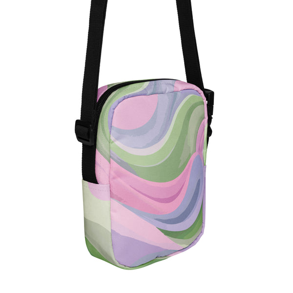 Tranquil Waves - Stylish Utility Crossbody Bag - - Crossbody Bag