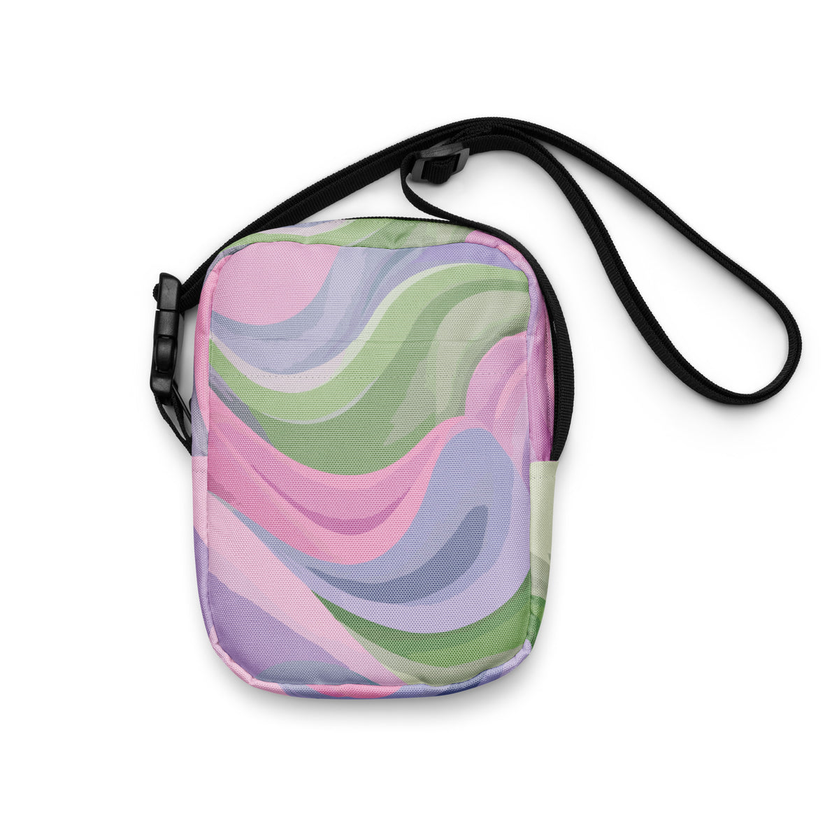 Tranquil Waves - Stylish Utility Crossbody Bag - - Crossbody Bag