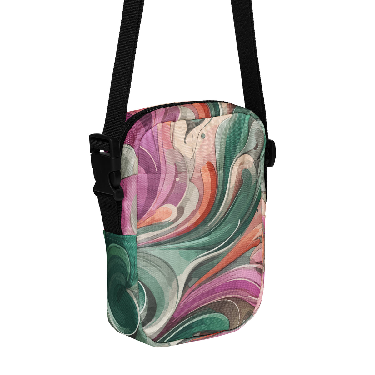 Swirling Memories Crossbody Bag - - Crossbody Bag