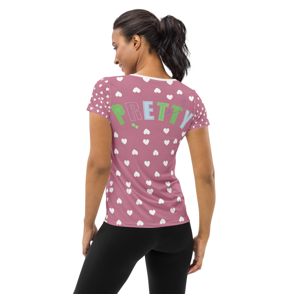 Wear Your Heart on Your Sleeve with Pretty - A Love-Themed T-Shirt - - T-shirts