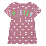 Wear Your Heart on Your Sleeve with Pretty - A Love-Themed T-Shirt - - T-shirts