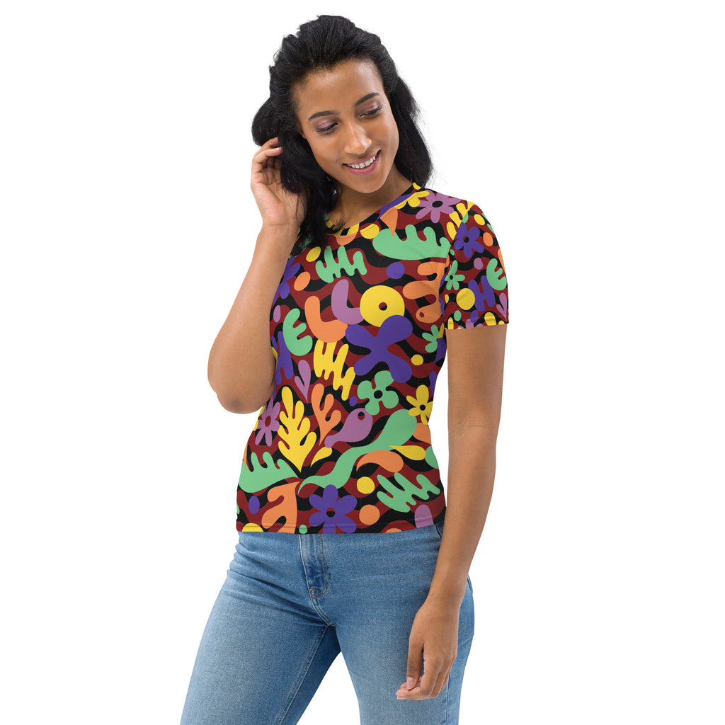 Playful Patterns Welcome Top - Women's T-Shirt - - T-shirts