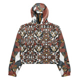 Catty Charm Cropped Windbreaker - Chic Meets Wild - - Winbreakers