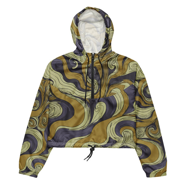 Vivid Vortex - Bold Patterned Adventure Jacket - - Winbreakers