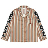 “Fur-End” Cat Print Pajama Top – Gift for Pet Lovers - - Pajama Tops