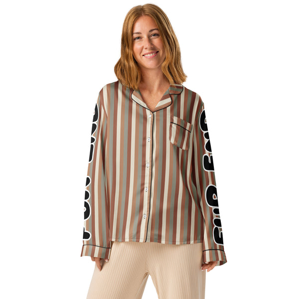 “Fur-End” Cat Print Pajama Top – Gift for Pet Lovers - 2XL - Pajama Tops