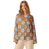 “Love Bound” Floral Pajama – Gift for Her - 2XL - Pajama Tops