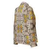 Owl Print Pajama Top – Gift for Nature Lovers - - Pajama Tops