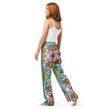 Comic Cool Cat Pajama Pants – Gift for Fun-Loving Women - - Pants