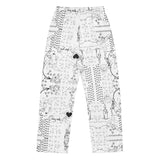 Artistic Love Pajama Pants – Romantic Gift for Her - - Pants