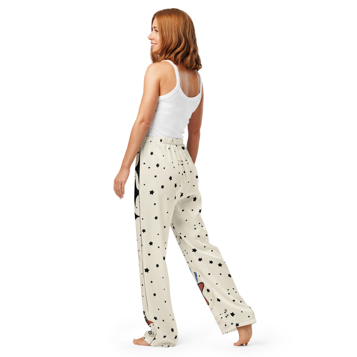 Star-Stitched Women’s Pajamas – Perfect Gift for Her - - Pants