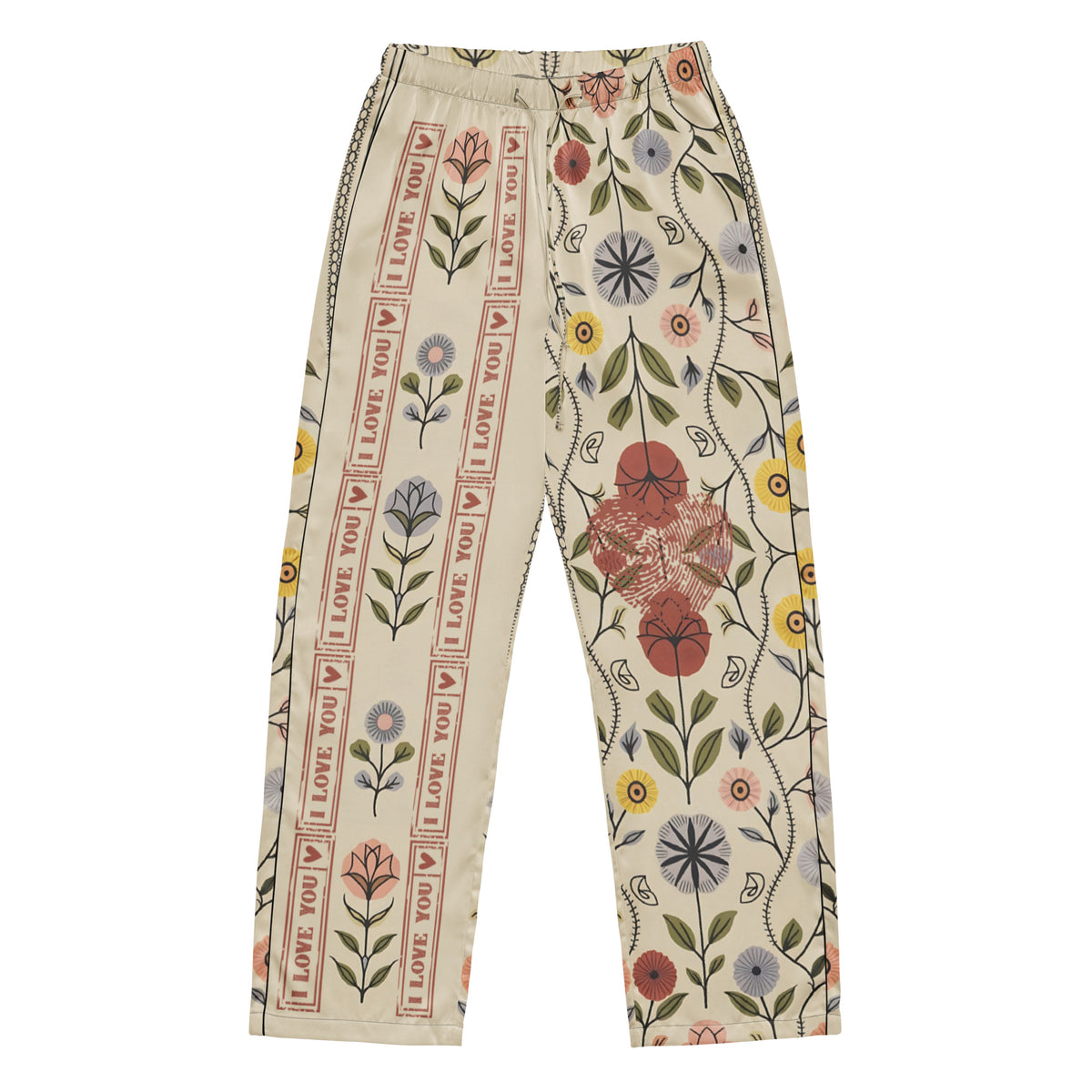 “I Love You” Lounge Pants – Romantic Gift for Women - - Pants