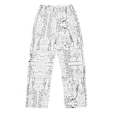 Artistic Love Pajama Pants – Romantic Gift for Her - - Pants