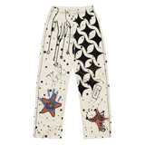 Star-Stitched Women’s Pajamas – Perfect Gift for Her - - Pants