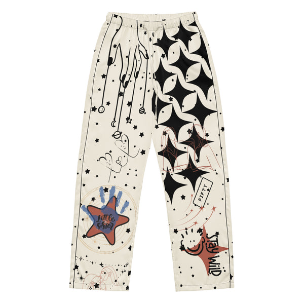 Star-Stitched Women’s Pajamas – Perfect Gift for Her - - Pants