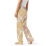 Mandala Geometric Pajama Pants – Relaxed Gift for Her - - Pants