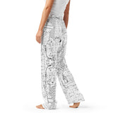 Artistic Love Pajama Pants – Romantic Gift for Her - - Pants