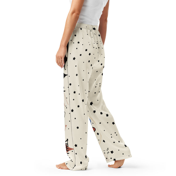 Star-Stitched Women’s Pajamas – Perfect Gift for Her - - Pants