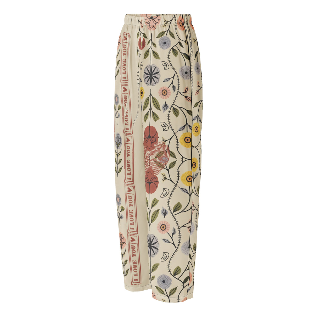 “I Love You” Lounge Pants – Romantic Gift for Women - - Pants