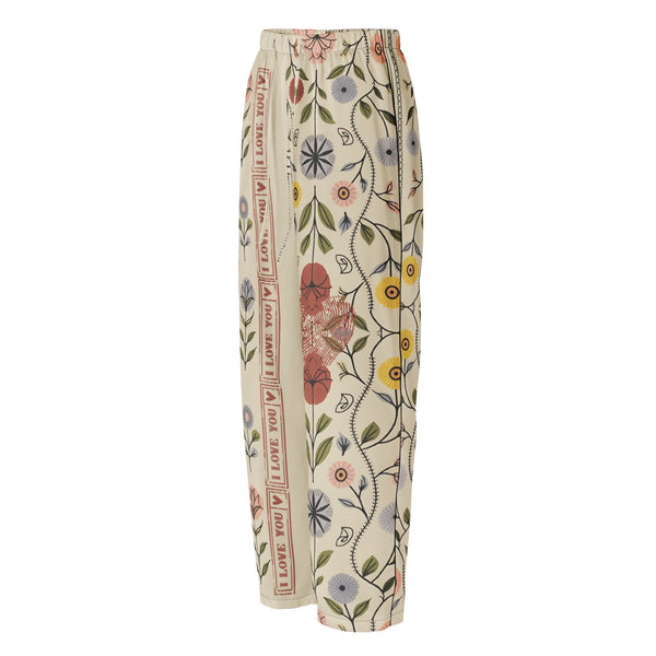 “I Love You” Lounge Pants – Romantic Gift for Women - - Pants