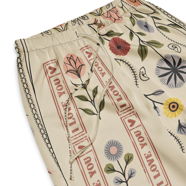 “I Love You” Lounge Pants – Romantic Gift for Women - - Pants