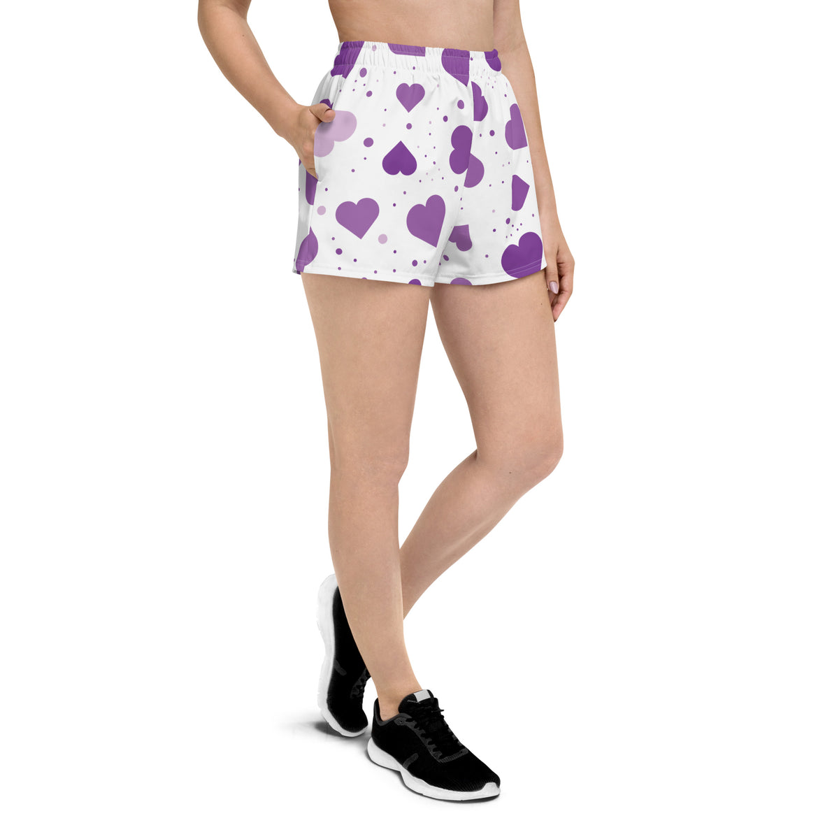 Heartfelt Moments - Purple Heart Shorts - -