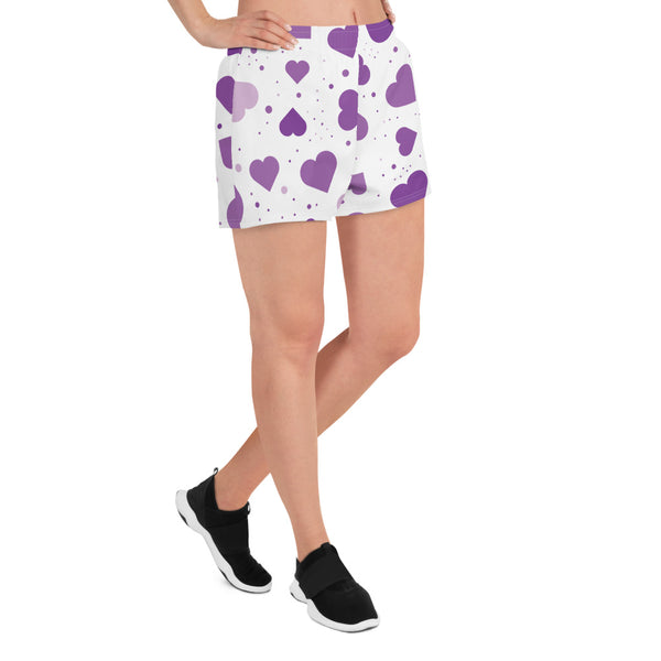 Heartfelt Moments - Purple Heart Shorts - -