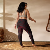 Tessellated Treasures - Sophisticated Workout Wear - - Leggings