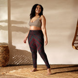 Tessellated Treasures - Sophisticated Workout Wear - - Leggings