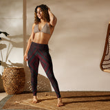 Tessellated Treasures - Sophisticated Workout Wear - - Leggings