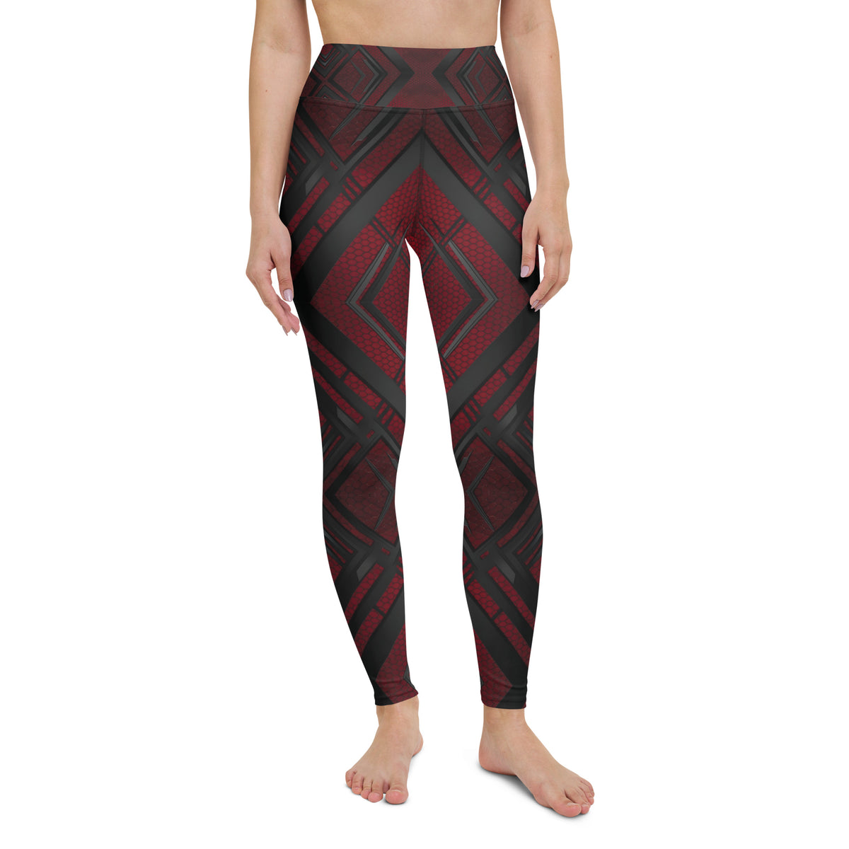 Tessellated Treasures - Sophisticated Workout Wear - - Leggings