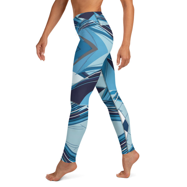 Symmetric Serenity - Stretch into Memories - - Leggings