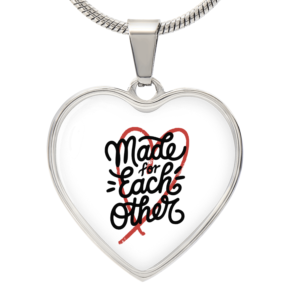 Her Luxury Heart Necklace – Soul Connection Edition - Luxury Necklace (Silver) - Necklaces