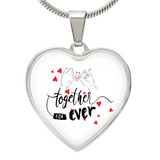 Her Luxury Heart Necklace – Love Promise Edition - Luxury Necklace (Silver) - Necklaces